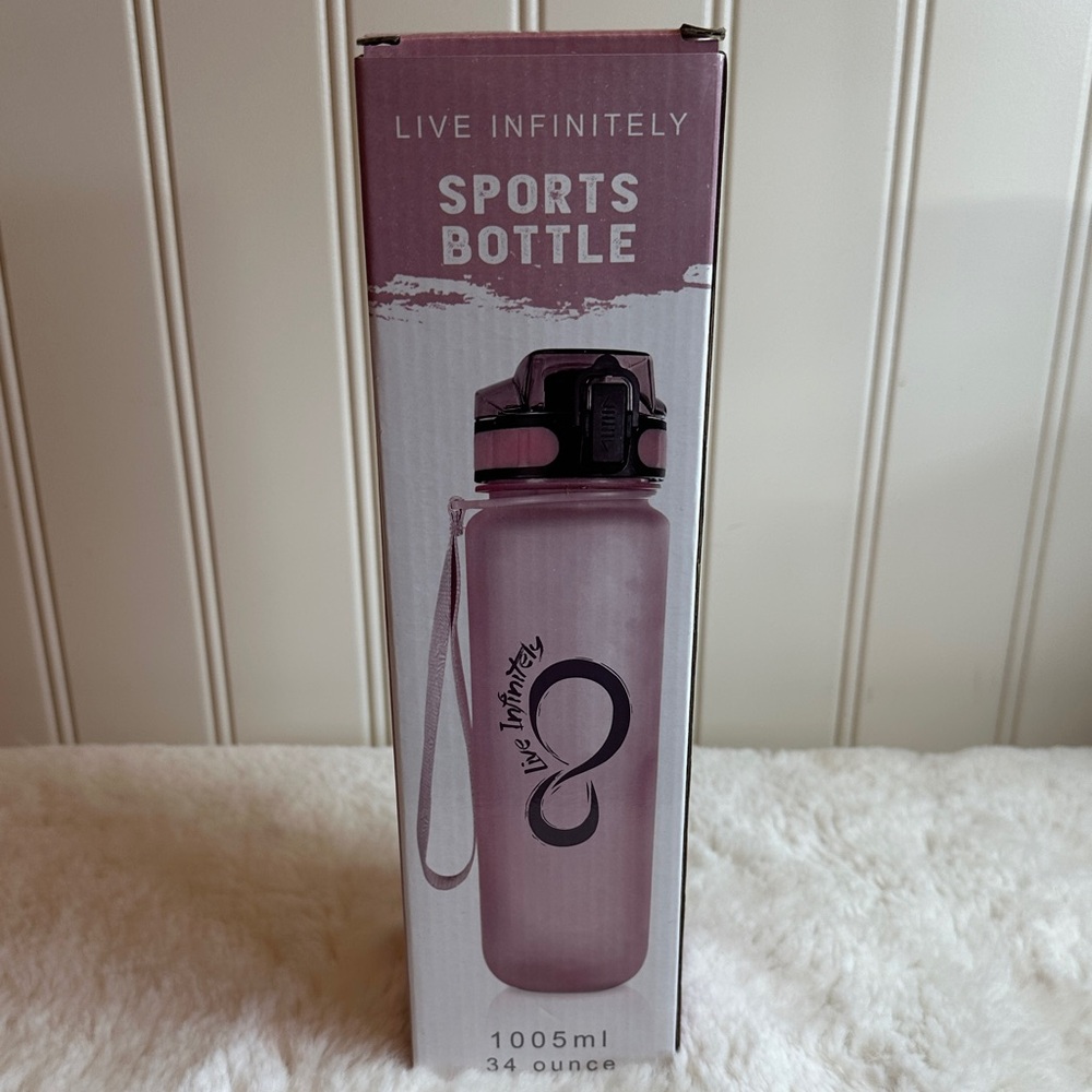 Pink Sports Bottle
